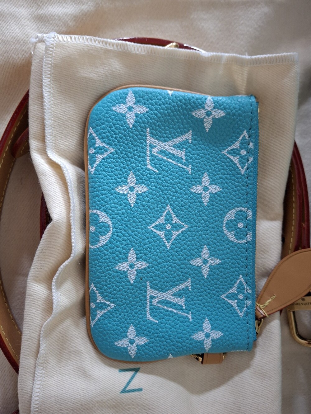 Turquoise Monogram Speedy 25 Luxury Handbag - Picture 9 of 15